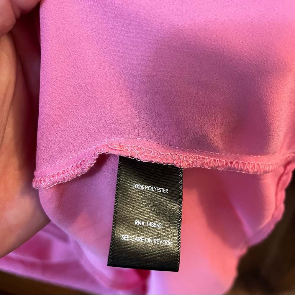 Women’s Torrid Sleeveless Blouse with Ties Pink 0X - Picture 5 of 6